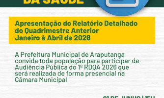AUDIÊNCIA PÚBLICA DA SAÚDE | 1º RDQA 2026